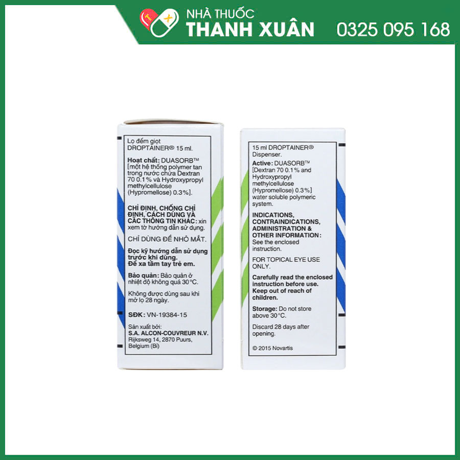 Tears Natural II điều trị các trường hợp khô mắt, kích ứng mắt, hội chứng Sjõgren